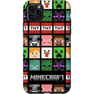imageiPhone 16 Minecraft Group Shot Faces Collage CaseiPhone 11 Pro Max