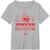 imageA Minecraft Movie Steves Lava Chicken Restaurant Logo TShirtHeather Grey