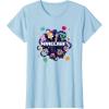 imageMinecraft Chibi Mobs Party Celebration Logo TShirtBaby Blue