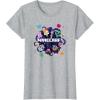 imageMinecraft Chibi Mobs Party Celebration Logo TShirtHeather Grey