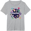 imageMinecraft Chibi Mobs Party Celebration Logo TShirtHeather Grey