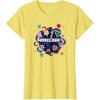 imageMinecraft Chibi Mobs Party Celebration Logo TShirtLemon Yellow