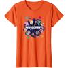 imageMinecraft Chibi Mobs Party Celebration Logo TShirtOrange