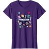 imageMinecraft Chibi Mobs Party Celebration Logo TShirtPurple