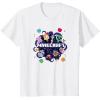 imageMinecraft Chibi Mobs Party Celebration Logo TShirtWhite
