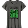 imageMinecraft Creepers Need Hugs March TShirtAsphalt Grey