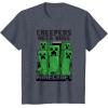 imageMinecraft Creepers Need Hugs March TShirtHeather Blue