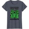 imageMinecraft Creepers Need Hugs March TShirtHeather Blue
