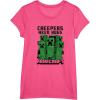 imageMinecraft Creepers Need Hugs March TShirtPink Heather