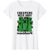 imageMinecraft Creepers Need Hugs March TShirtWhite