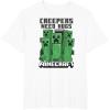imageMinecraft Creepers Need Hugs March TShirtWhite
