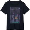 imageMinecraft Enderman Tarot TShirt  UnisexAdults Kids  Black  Short Sleeve  Cotton Polyester  Size SmallBlack
