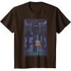imageMinecraft Enderman Tarot TShirt  UnisexAdults Kids  Black  Short Sleeve  Cotton Polyester  Size SmallBrown