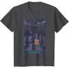 imageMinecraft Enderman Tarot TShirt  UnisexAdults Kids  Black  Short Sleeve  Cotton Polyester  Size SmallDark Heather Grey