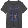 imageMinecraft Enderman Tarot TShirt  UnisexAdults Kids  Black  Short Sleeve  Cotton Polyester  Size SmallDark Heather Grey