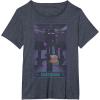 imageMinecraft Enderman Tarot TShirt  UnisexAdults Kids  Black  Short Sleeve  Cotton Polyester  Size SmallHeather Blue