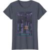 imageMinecraft Enderman Tarot TShirt  UnisexAdults Kids  Black  Short Sleeve  Cotton Polyester  Size SmallHeather Blue