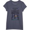 imageMinecraft Enderman Tarot TShirt  UnisexAdults Kids  Black  Short Sleeve  Cotton Polyester  Size SmallHeather Blue