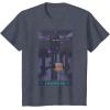 imageMinecraft Enderman Tarot TShirt  UnisexAdults Kids  Black  Short Sleeve  Cotton Polyester  Size SmallHeather Blue
