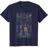imageMinecraft Enderman Tarot TShirt  UnisexAdults Kids  Black  Short Sleeve  Cotton Polyester  Size SmallNavy Blue
