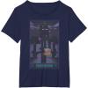 imageMinecraft Enderman Tarot TShirt  UnisexAdults Kids  Black  Short Sleeve  Cotton Polyester  Size SmallNavy Blue