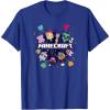 imageMinecraft Chibi Mobs Party Celebration Logo TShirtRoyal Blue