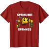 imageMinecraft Bee Spring Has Spawned Graphic Blocks TShirtCranberry Red