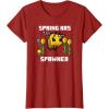 imageMinecraft Bee Spring Has Spawned Graphic Blocks TShirtCranberry Red