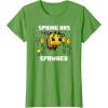 imageMinecraft Bee Spring Has Spawned Graphic Blocks TShirtGrass Green