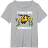 imageMinecraft Bee Spring Has Spawned Graphic Blocks TShirtHeather Grey
