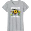 imageMinecraft Bee Spring Has Spawned Graphic Blocks TShirtHeather Grey
