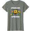 imageMinecraft Bee Spring Has Spawned Graphic Blocks TShirtOlive Heather