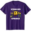 imageMinecraft Bee Spring Has Spawned Graphic Blocks TShirtPurple