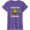 imageMinecraft Bee Spring Has Spawned Graphic Blocks TShirtPurple Heather