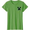 imageMinecraft Creeper Pocket Size TShirtGrass Green