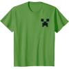 imageMinecraft Creeper Pocket Size TShirtGrass Green