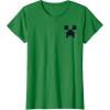 imageMinecraft Creeper Pocket Size TShirtKelly Green