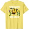 imageMinecraft Bee Spring Has Spawned Graphic Blocks TShirtLemon Yellow