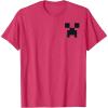 imageMinecraft Creeper Pocket Size TShirtRed Heather