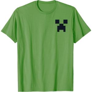 imageMinecraft Creeper Pocket Size TShirtGrass Green