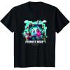 imageA Minecraft Movie Adventure Gang Main Characters Group Shot TShirtBlack