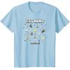 imageMinecraft Easter Egg Hunt Jumping Rabbits Eggs And Flowers TShirtBaby Blue