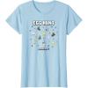 imageMinecraft Easter Egg Hunt Jumping Rabbits Eggs And Flowers TShirtBaby Blue