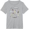 imageMinecraft Easter Egg Hunt Jumping Rabbits Eggs And Flowers TShirtHeather Grey