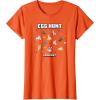 imageMinecraft Easter Egg Hunt Jumping Rabbits Eggs And Flowers TShirtOrange