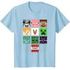 imageMinecraft Group Shot Faces Collage TShirtBaby Blue