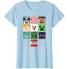 imageMinecraft Group Shot Faces Collage TShirtBaby Blue