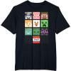 imageMinecraft Group Shot Faces Collage TShirtBlack