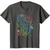 imageMinecraft Group Shot Rainbow Collage TShirtAsphalt Grey