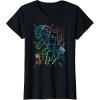 imageMinecraft Group Shot Rainbow Collage TShirtBlack